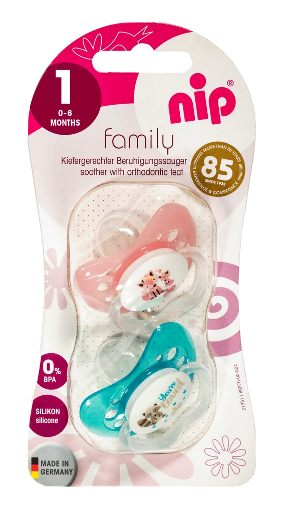 NIP FAMILY DUDA, SILIKON, VEL.1 (0-6 MJESECI)