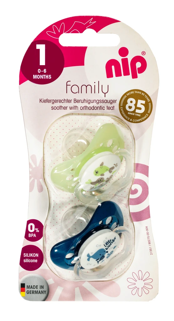 NIP FAMILY DUDA, SILIKON, VEL.1 (0-6 MJESECI)