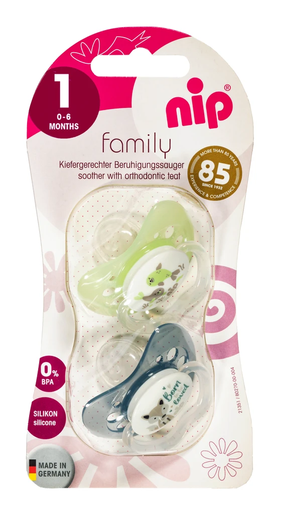 NIP FAMILY DUDA, SILIKON, VEL.1 (0-6 MJESECI)