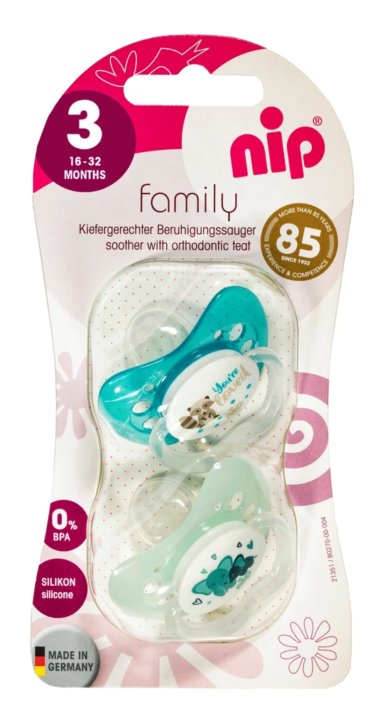 NIP FAMILY DUDA, SILIKON, VEL.3 (16-32 MJESECA)