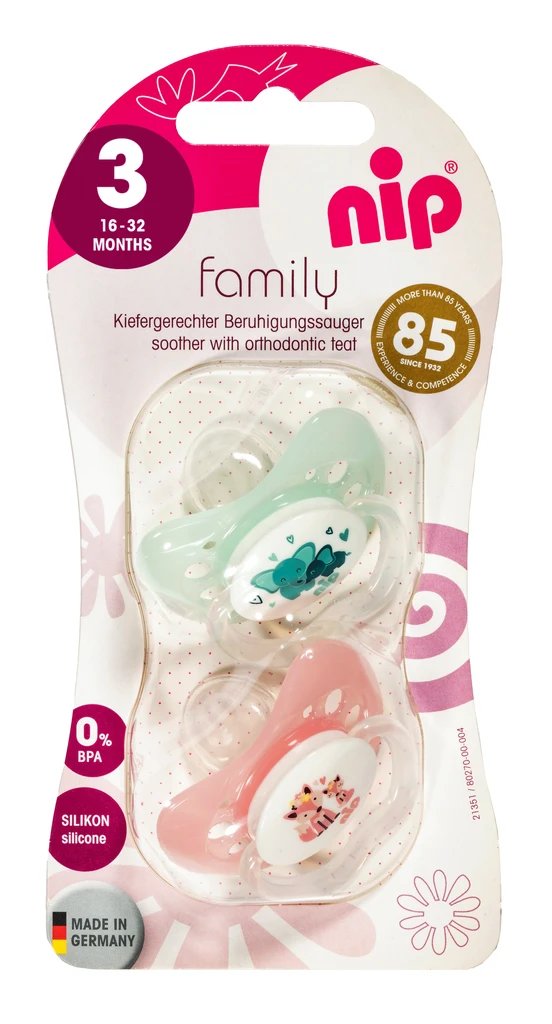 NIP FAMILY DUDA, SILIKON, VEL.3 (16-32 MJESECA)