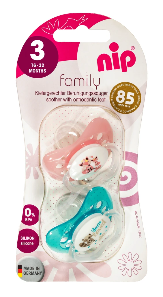 NIP FAMILY DUDA, SILIKON, VEL.3 (16-32 MJESECA)