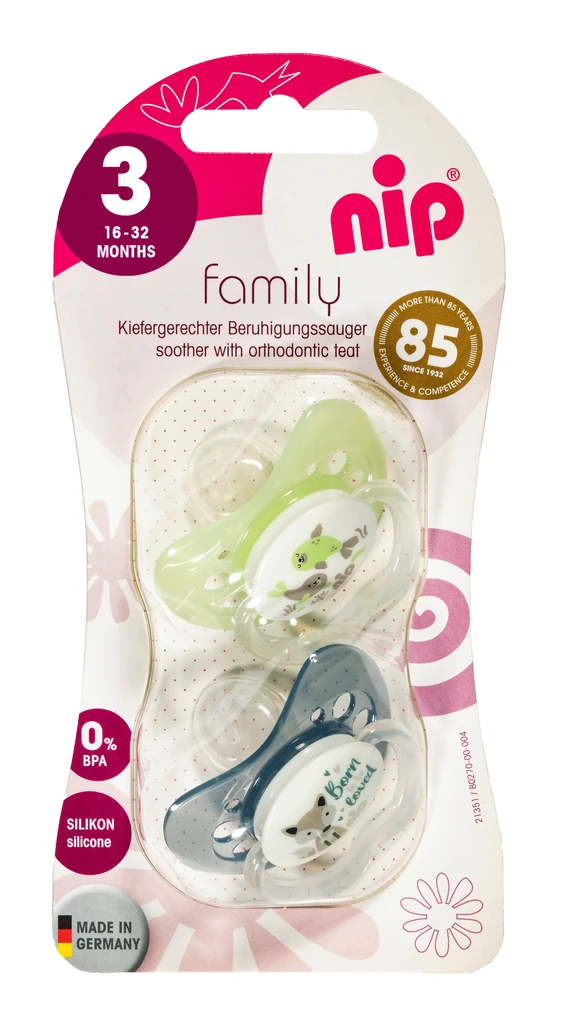 NIP FAMILY DUDA, SILIKON, VEL.3 (16-32 MJESECA)