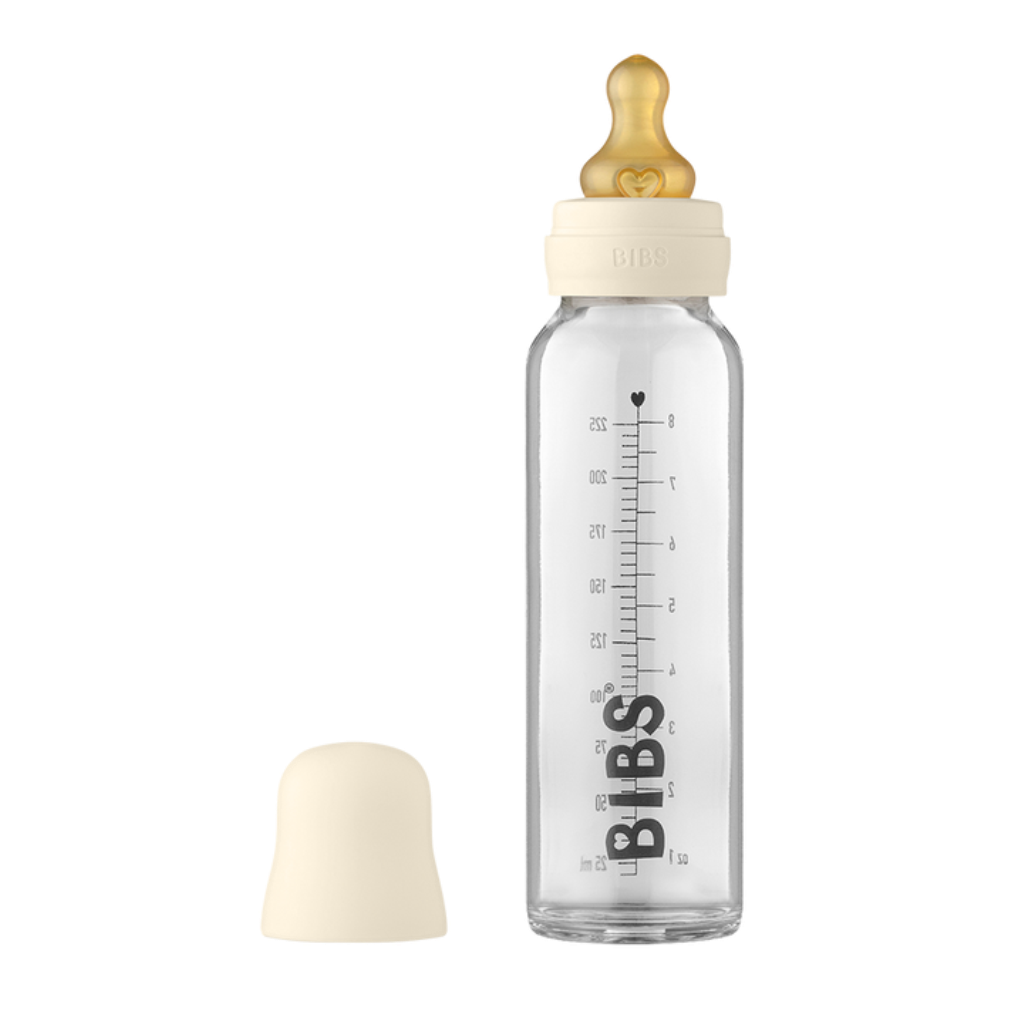 BIBS STAKLENA BOCA KOMPLETAN SET LATEX 225ML,IVORY