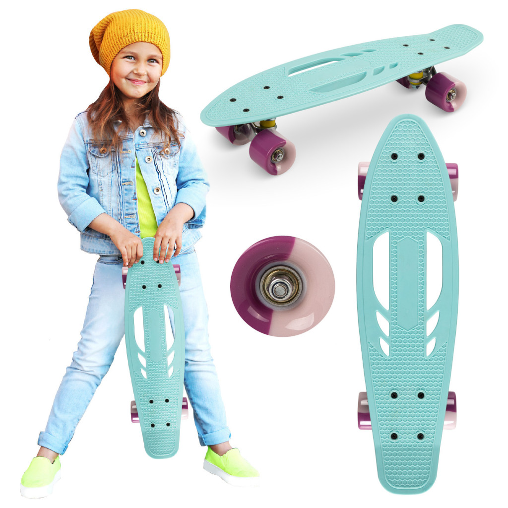 QKIDS GALAXY SKATEBOARD LIGHT BLUE