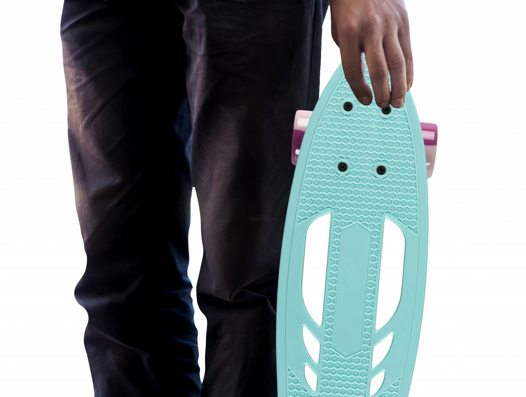 QKIDS GALAXY SKATEBOARD LIGHT BLUE