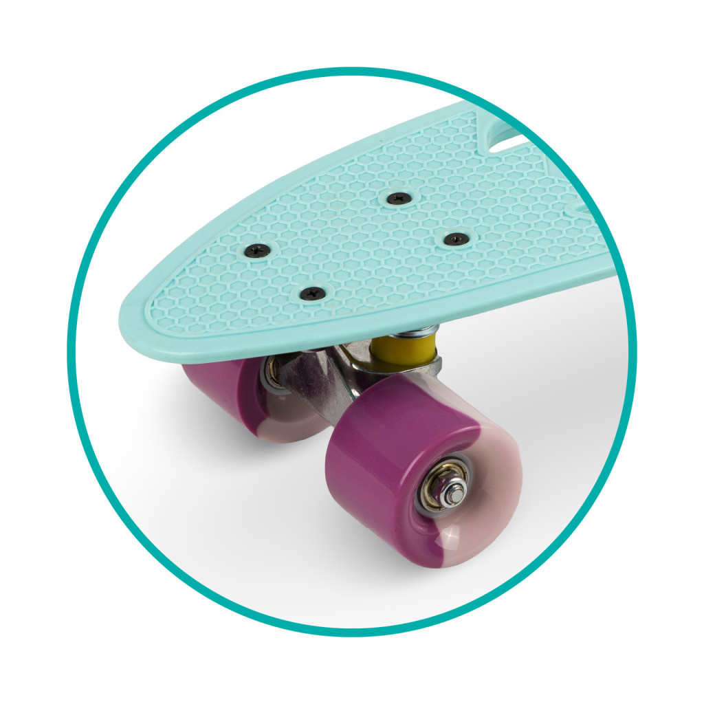 QKIDS GALAXY SKATEBOARD LIGHT BLUE