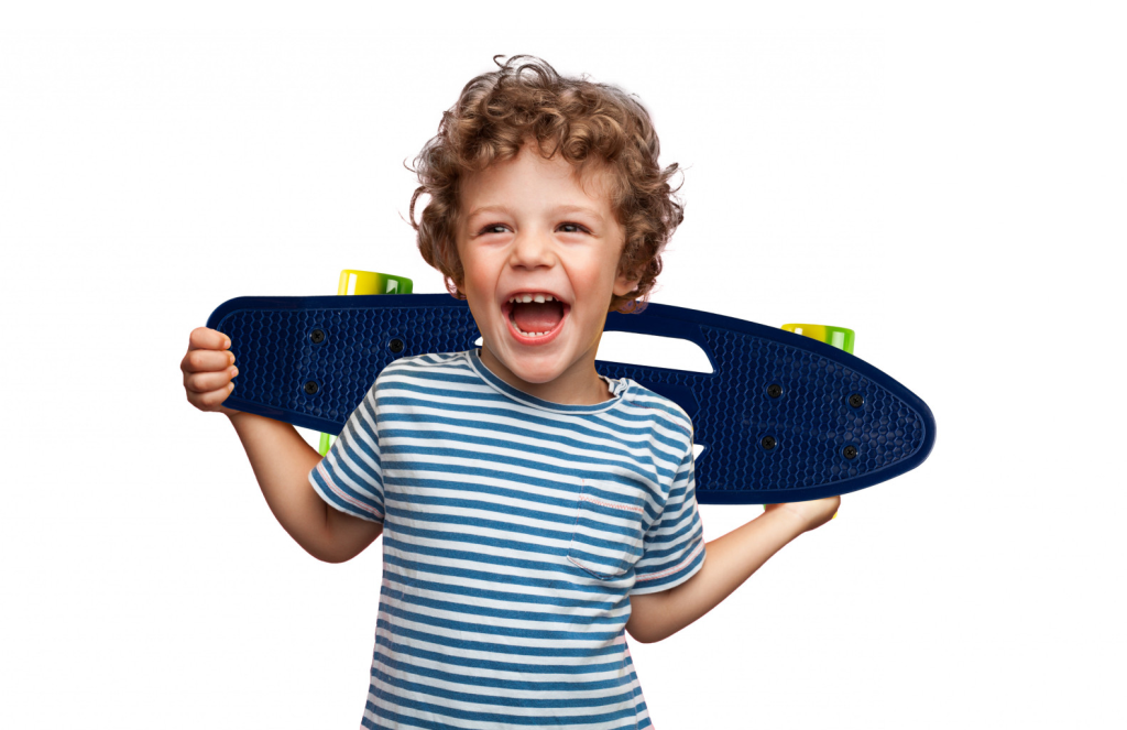 QKIDS GALAXY SKATEBOARD LEMON