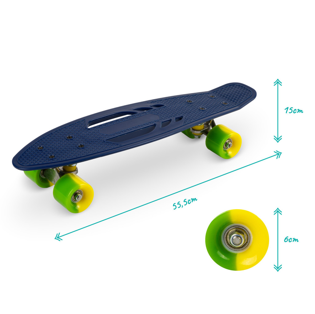 QKIDS GALAXY SKATEBOARD LEMON