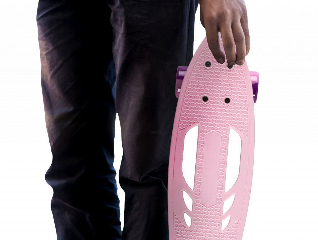 QKIDS GALAXY SKATEBOARD PINK