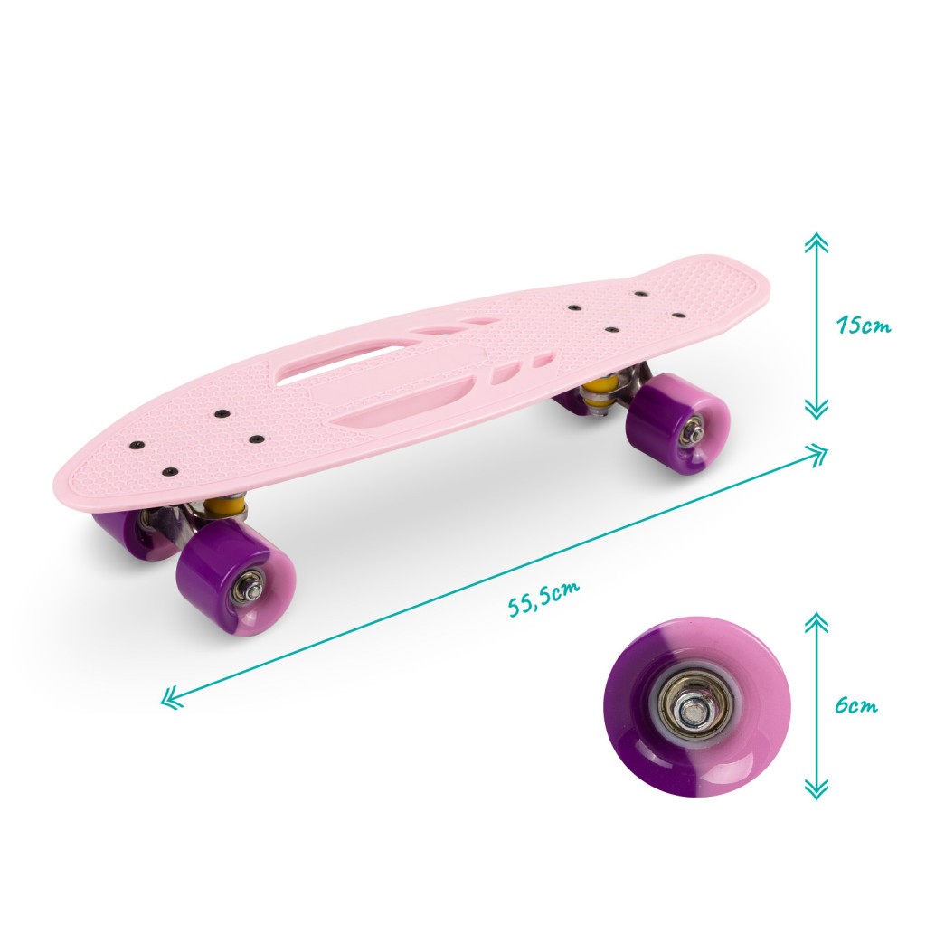 QKIDS GALAXY SKATEBOARD PINK