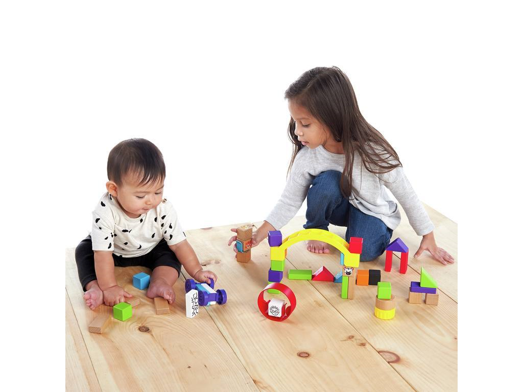 HAPE DRVENE KOCKE 40KOM FOR.