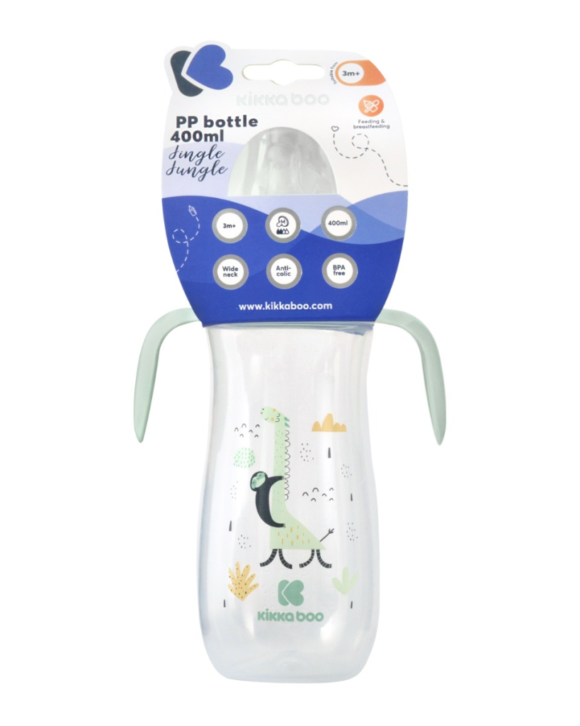 KIKKA BOO BOCA ZA HRANJENJE 400ML,JINGLE JUNGLE,MINT