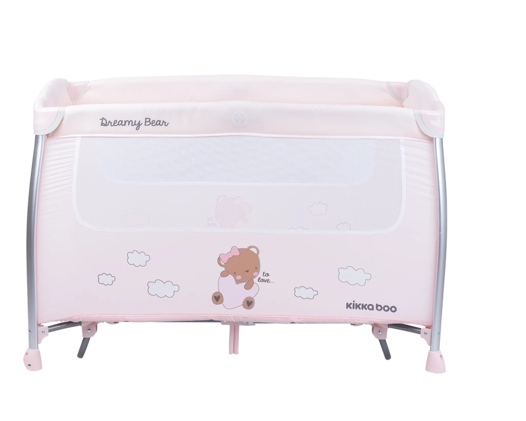 KIKKA BOO VIKEND KREVETIĆ 2 NIVOA,DREAMY BEAR PINK