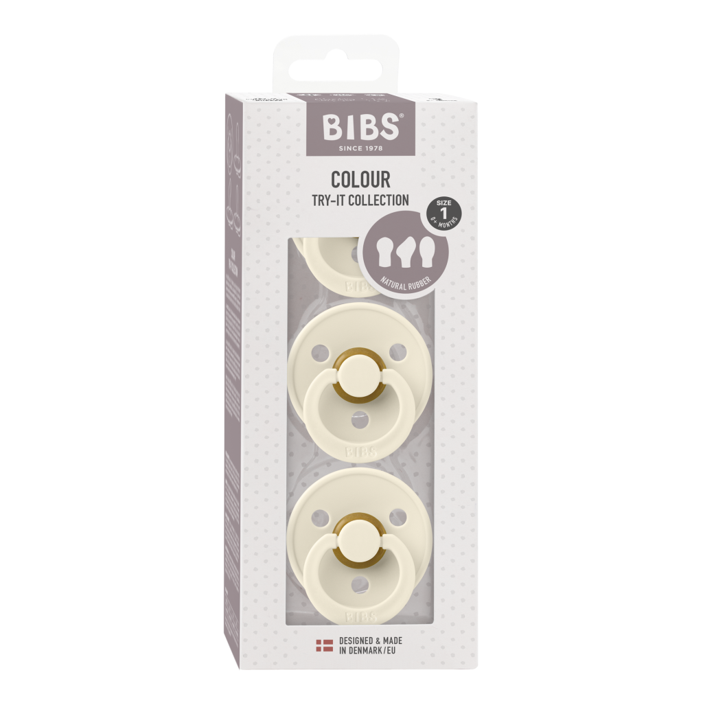 BIBS DUDE 3 PACK,IVORY,VEL.1