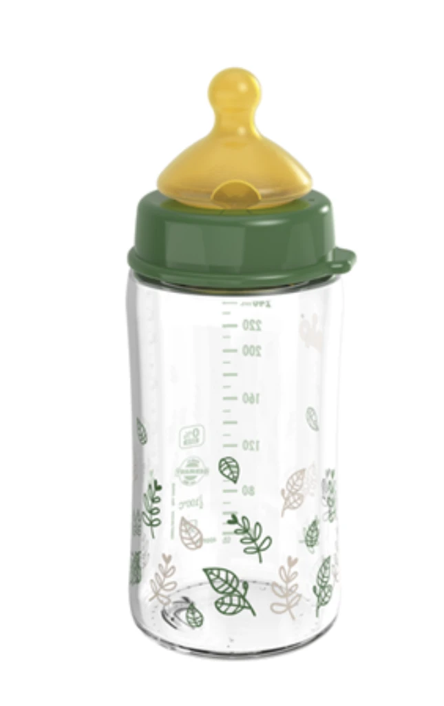 NIP STAKLENA BOCA ŠIROKOG GRLA,CHERRY GREEN BOY,GREEN,240ML