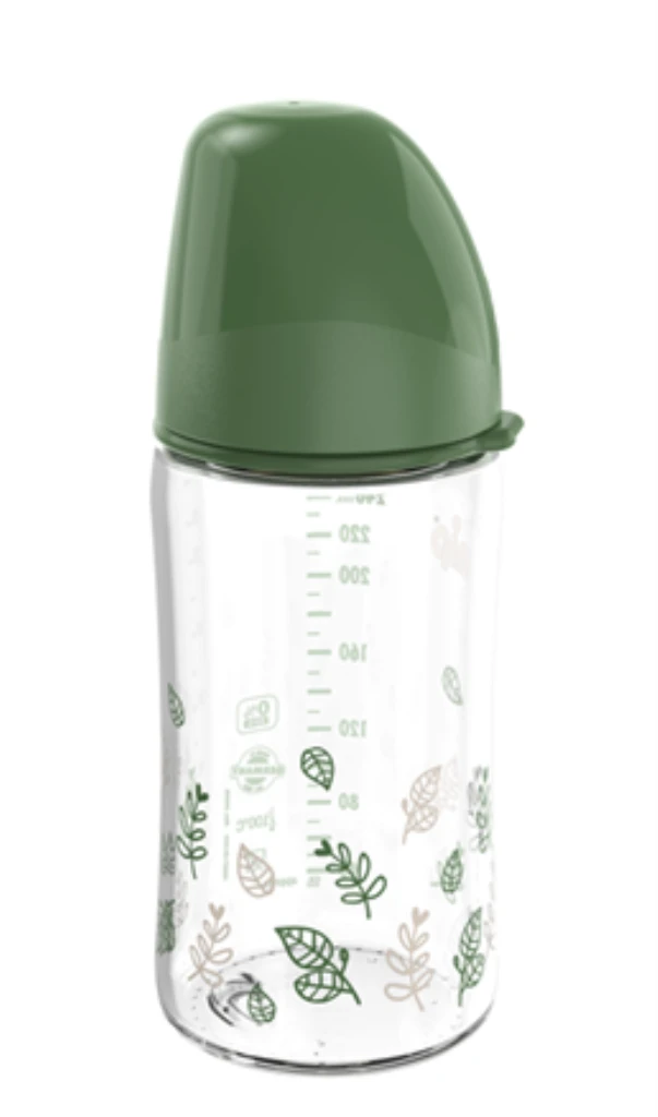 NIP STAKLENA BOCA ŠIROKOG GRLA,CHERRY GREEN BOY,GREEN,240ML