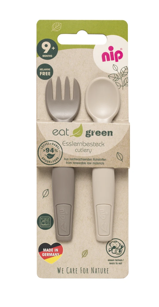 NIP PRIBOR ZA JELO,EAT GREEN,MIX ,9MJ+