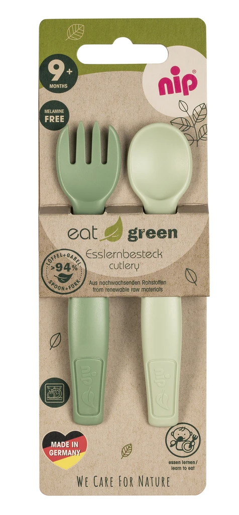 NIP PRIBOR ZA JELO,EAT GREEN,MIX ,9MJ+