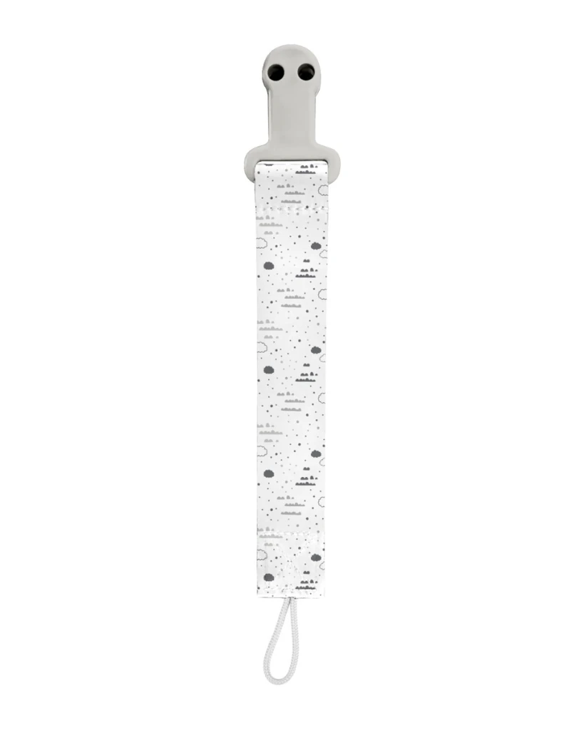 KIKKA BOO KOPČA ZA DUDU S VRPCOM SAVANNA ,GREY