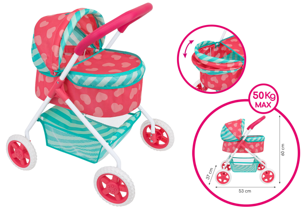 GLOBO LUKSUZNA KOLICA 53X37X55,5CM