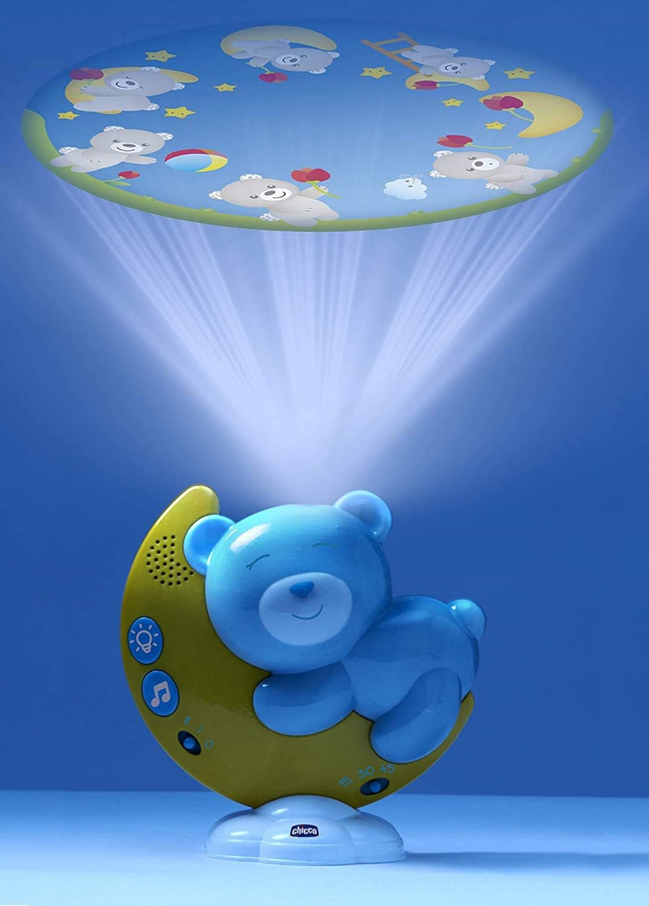 CHICCO NEXT 2 MOON PROJEKTOR ,PLAVI