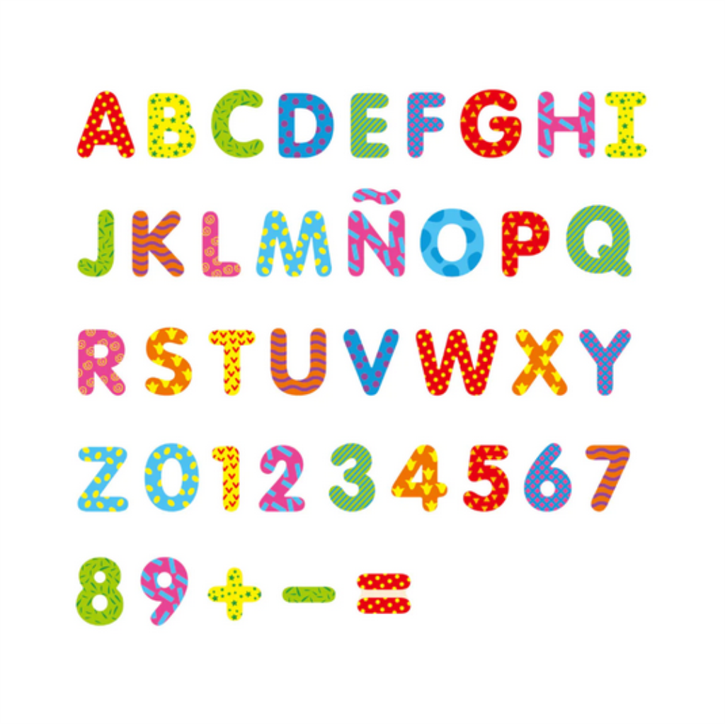 VIGA DRVENA SLOVA I BROJEVI