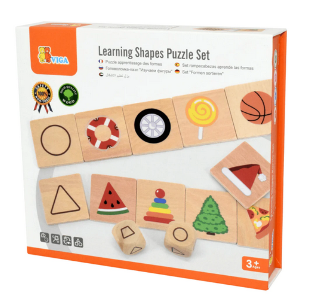 VIGA DRVENI SET UČIMO OBLIKE