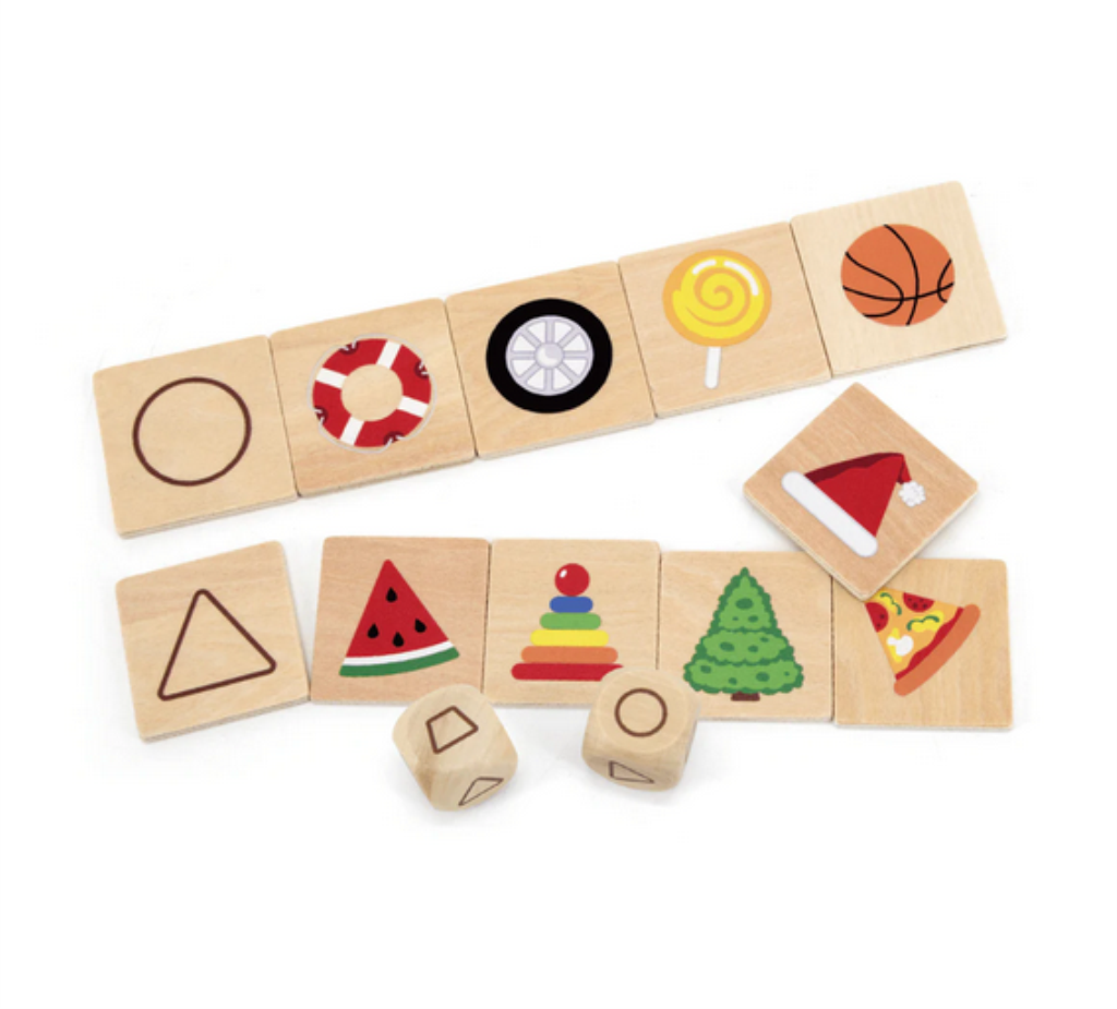 VIGA DRVENI SET UČIMO OBLIKE