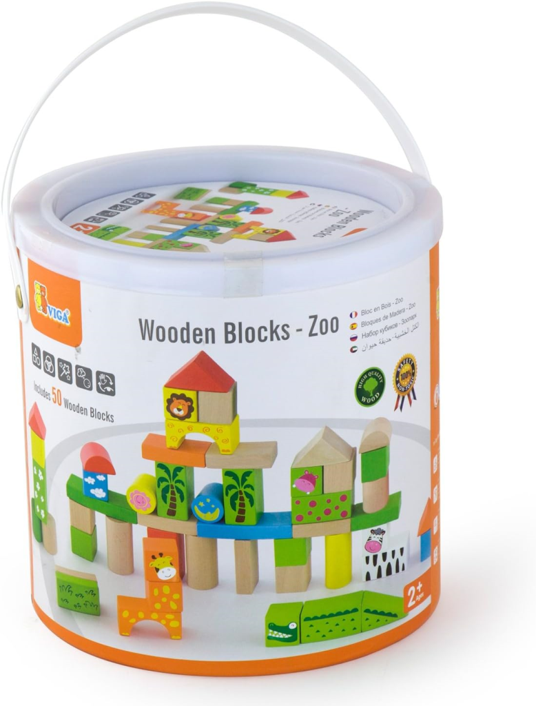 DRVENE KOCKE ŽIVOTINJE 50KOM M.