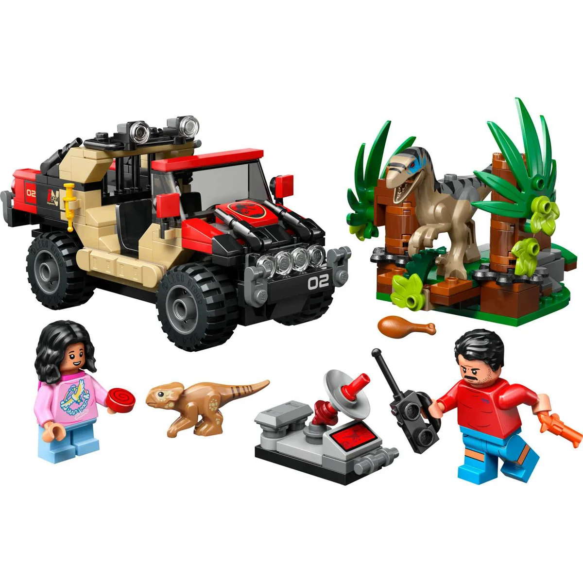 LEGO 76972 BJEKSTVO RAPTORA TERENCEM