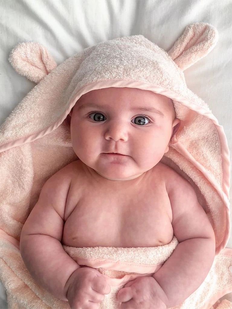 SHNUGGLE RUČNIK ZA BEBE I RODITELJE,PINK