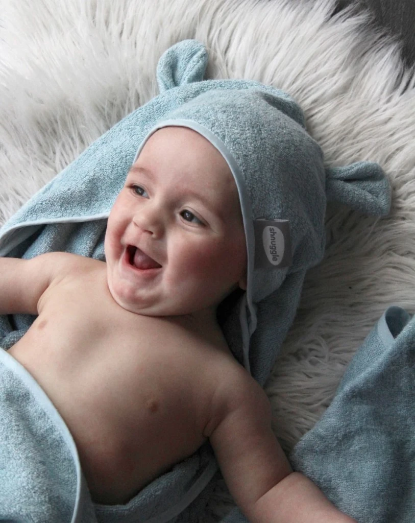 SHNUGGLE RUČNIK ZA BEBE I RODITELJE,BLUE