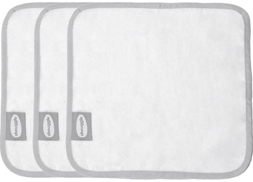 SHNUGGLE MALI RUČNIK ZA KUPANJE BEBE,3KOM WHITE
