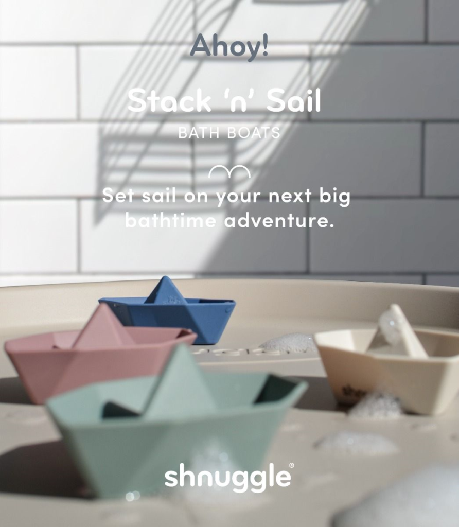 SHNUGGLE IGRAČKA ZA KUPANJE BRODIĆI,STACKNSAIL,4KOM