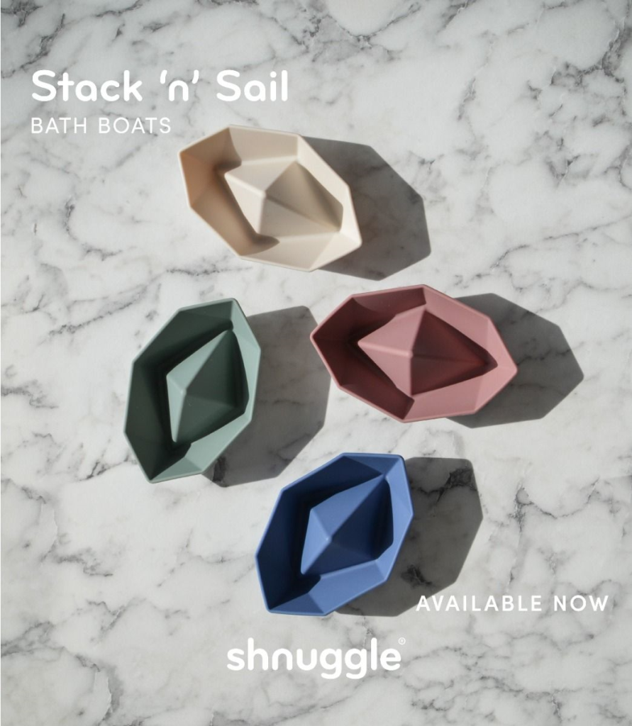 SHNUGGLE IGRAČKA ZA KUPANJE BRODIĆI,STACKNSAIL,4KOM