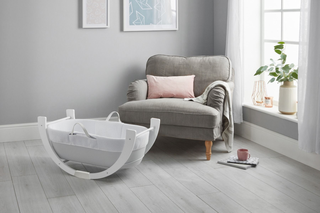 SHNUGGLE DREAMI MOSES KOŠARA+STALAK+MADRAC,GREY