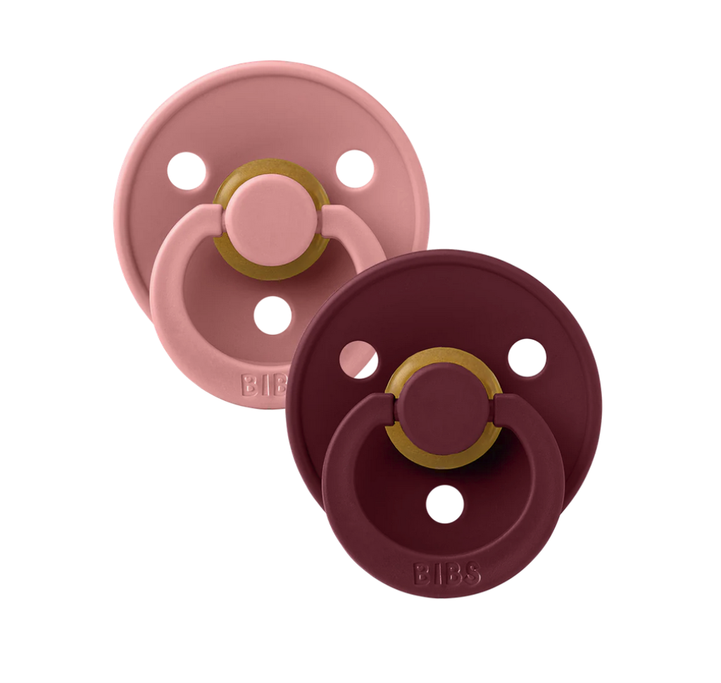 BIBS DUDE DUSTY PINK&ELDERBERRY,VEL.1