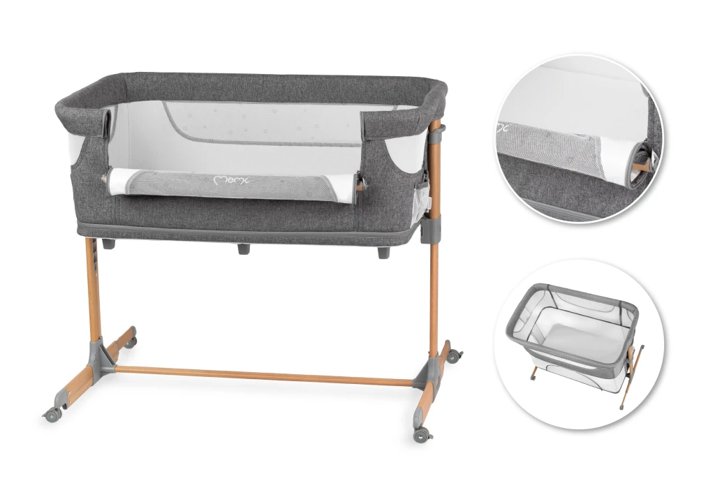 MOMI SMART BED KOLIJEVKA SIVA