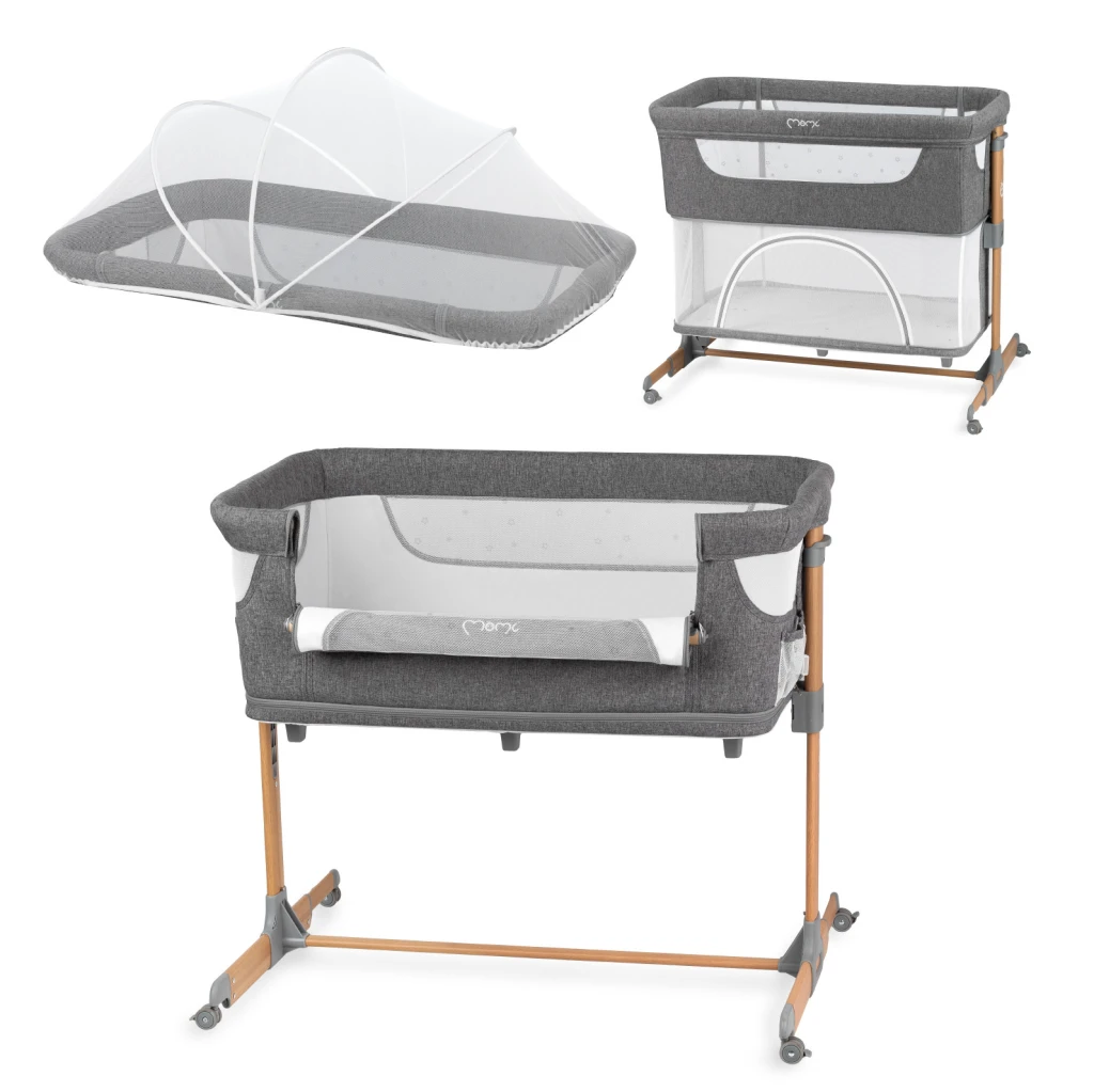 MOMI SMART BED KOLIJEVKA SIVA
