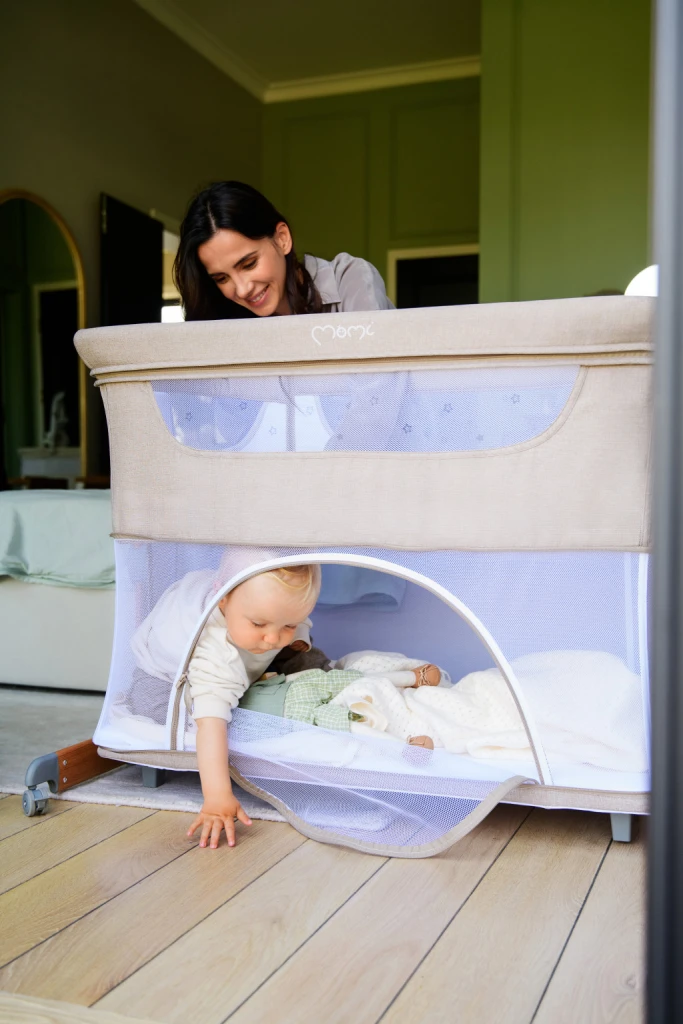 MOMI SMART BED KOLIJEVKA SIVA