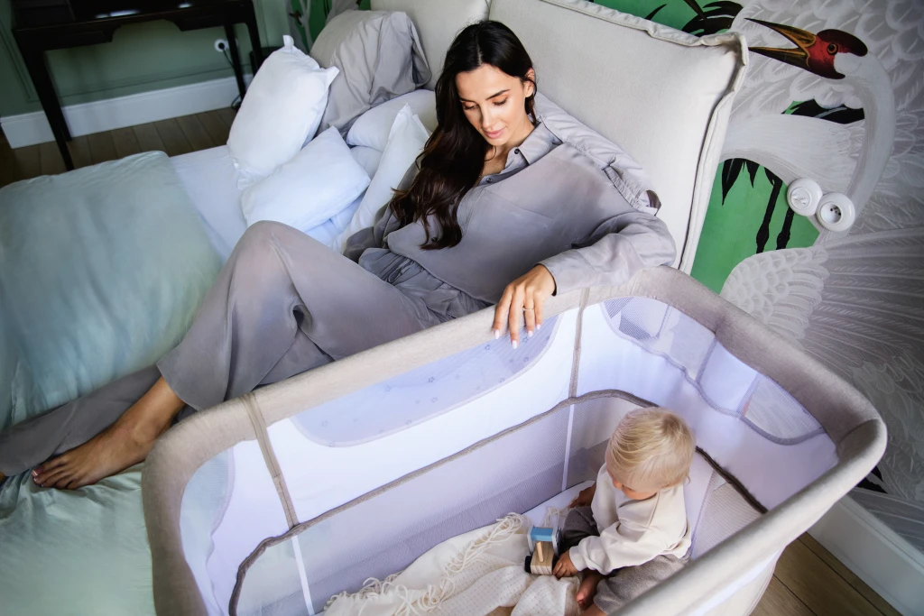 MOMI SMART BED KOLIJEVKA SIVA