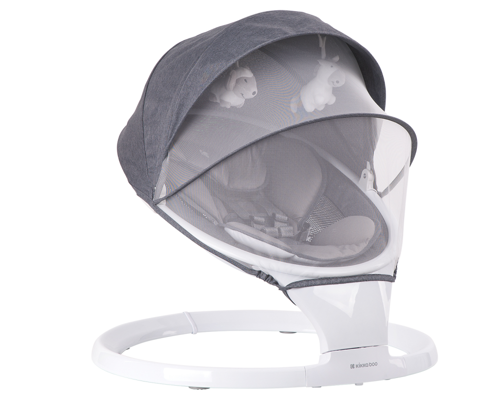 KIKKA BOO ELEKTRIČNA LJULJAČKA CUDDLE ME,DARK GREY