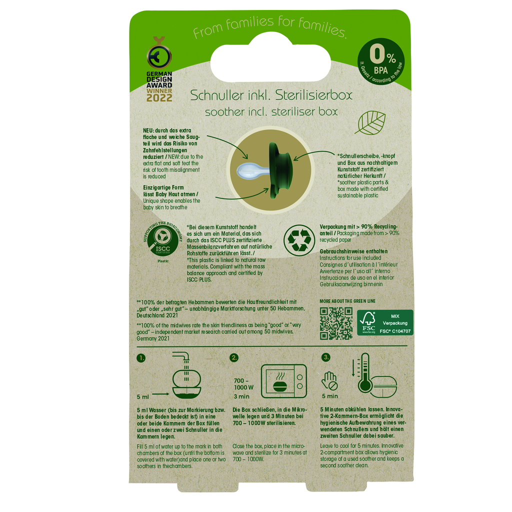 NIP BUTTERFLY GREEN,SILIK.,VEL.1, 0-6MJ