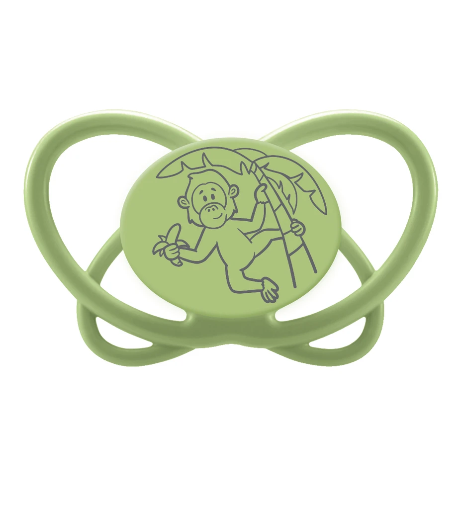 NIP BUTTERFLY GREEN,SILIK.,VEL.1, 0-6MJ