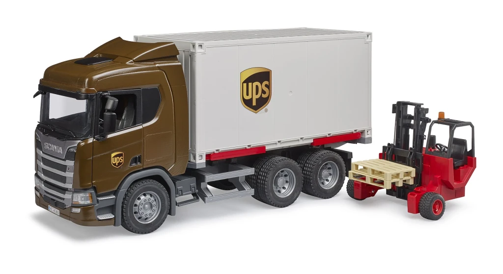 BRUDER SCANIA SUPER 560R LOGISTIČKI KAMION M.