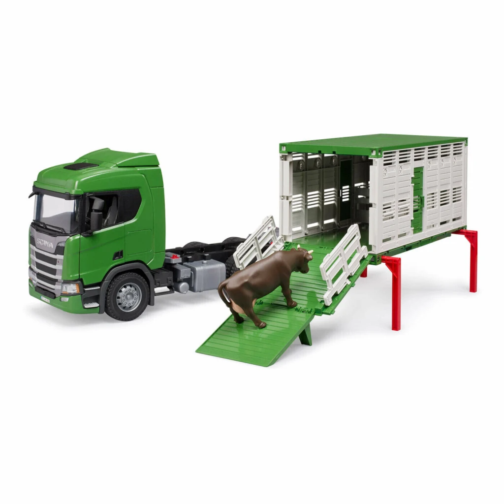 BRUDER SCANIA SUPER 560R KAMION ZA PRIJEVOZ STOKE M.
