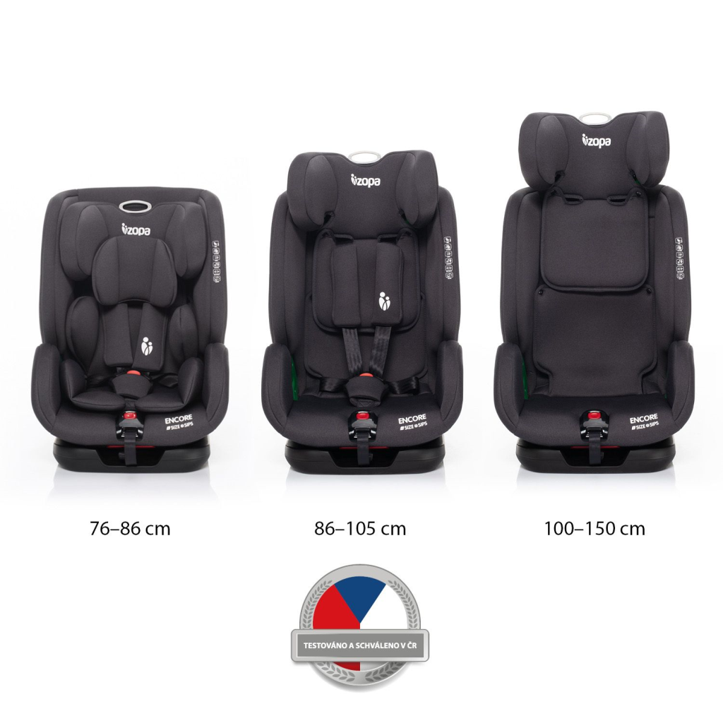 ZOPA AUTOSJEDALICA ENCORE I-SIZE,BLACK