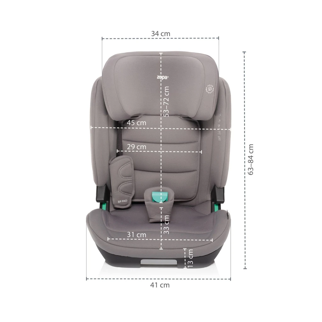 ZOPA AUTOSJEDALICA MATRIX I-SIZE,NIGHT BLACK