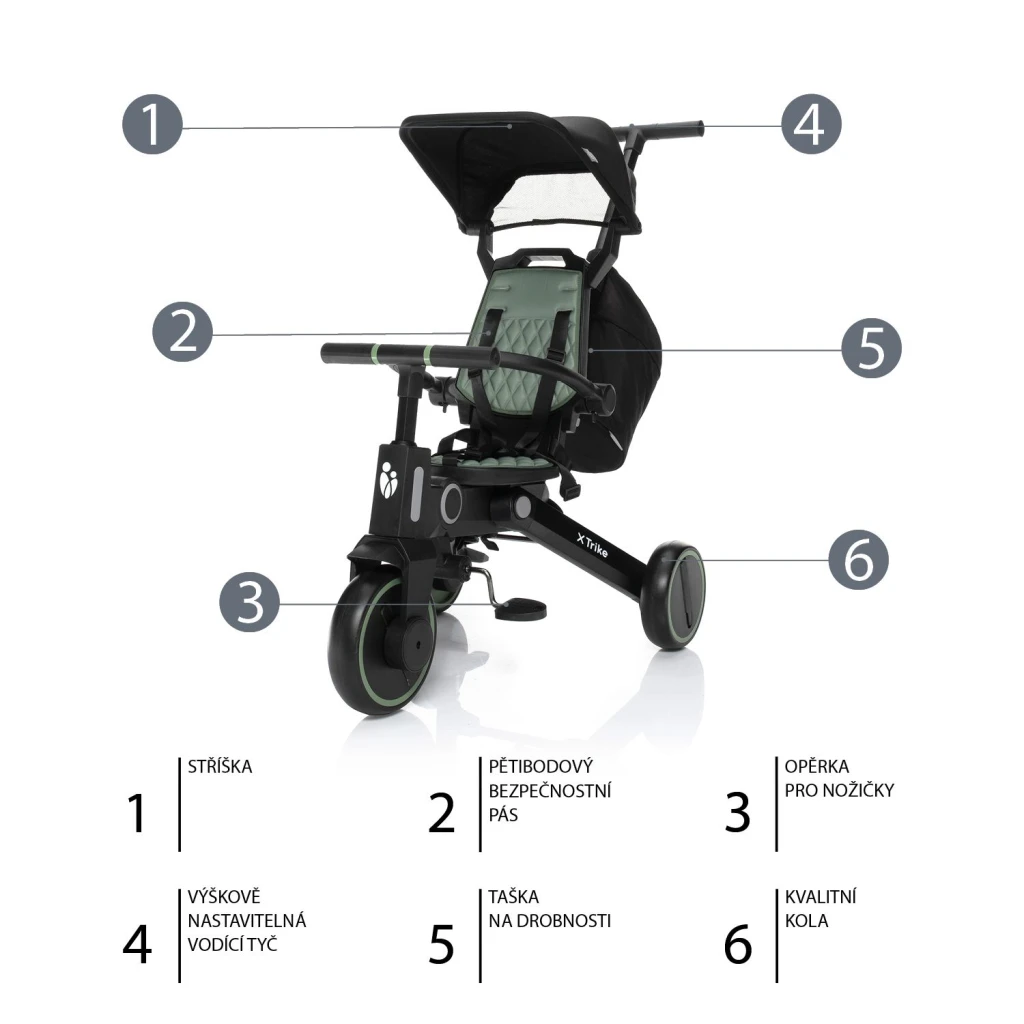 ZOPA TRIKE X TRIKE TRICIKLO,LUNAR GREY